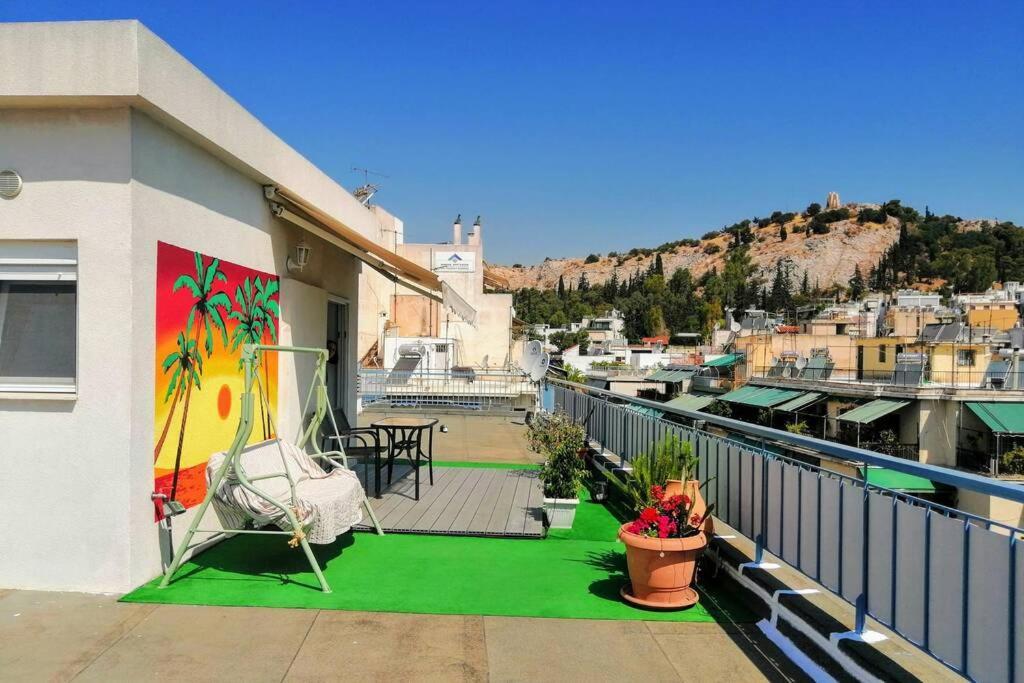 Rooftop Studio, Acropolis View! Athens Ngoại thất bức ảnh